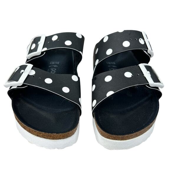 Papilio X Birkenstock Unisex Arizona Polka Dot Platform Sandal Size M 4 W 6 - Picture 7 of 10